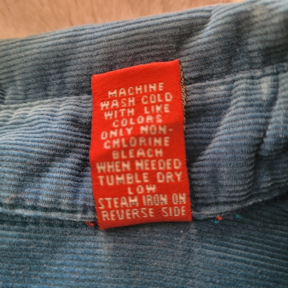 Blue LightWeight Cordoroy Cover Top - Picture 6 of 7